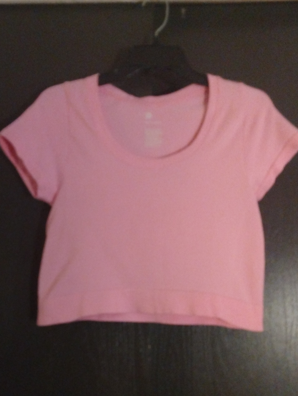 all in motion Pink Short Sleeve Crop Tee
